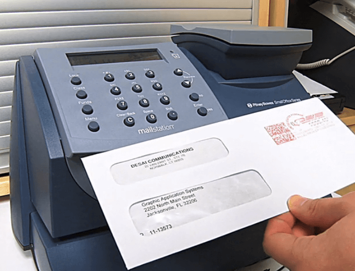 Quadient Postage Meter Certified Mail